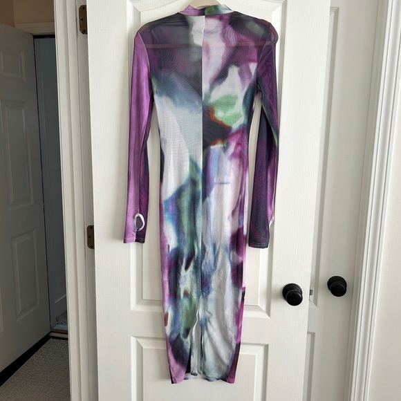CLOSET CLOSING Revolve By DYLN Phoenix Midi Dress in Purple Sz XS - Picture 3 of 6